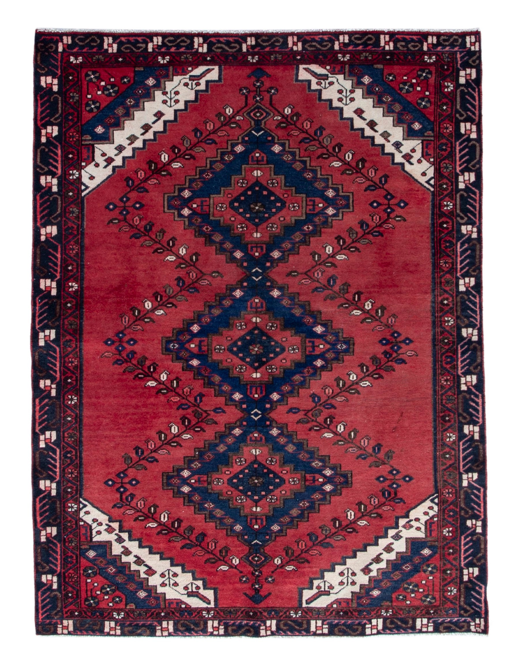 4742 – Saveh Persian Vintage Rug (5'1